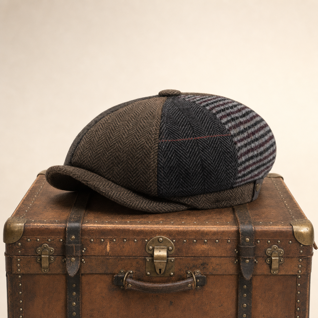 Casquette en laine patchwork — CAMPAGNE