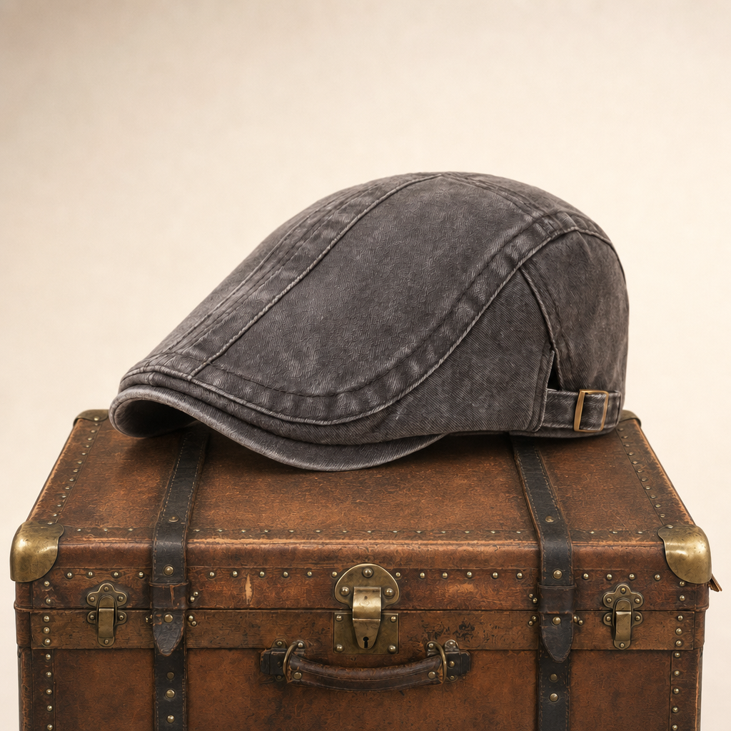 Casquette en denim rayé — AUNEUIL