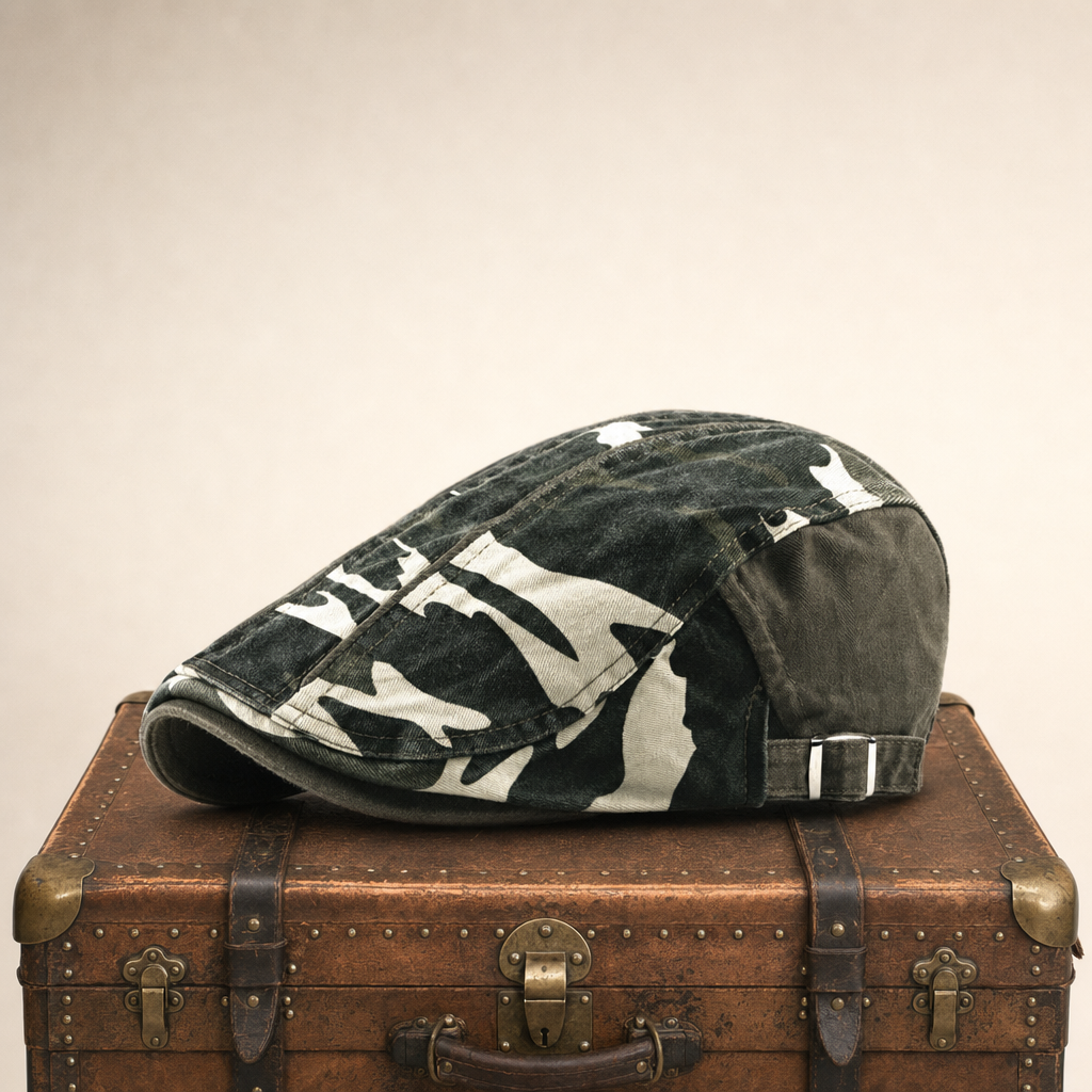 Casquette camouflage en coton — HALLENCOURT